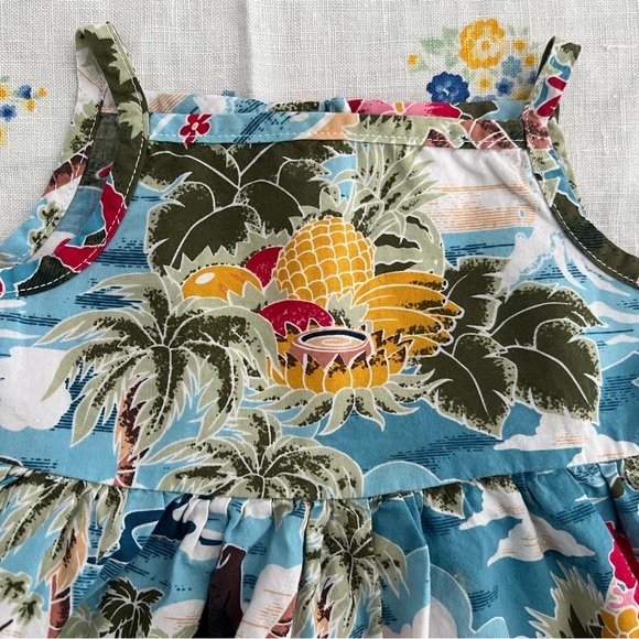 Baby Disney Tropical Hawaiian Print Sleeveless Dress 9-12 Months - Picture 2 of 10